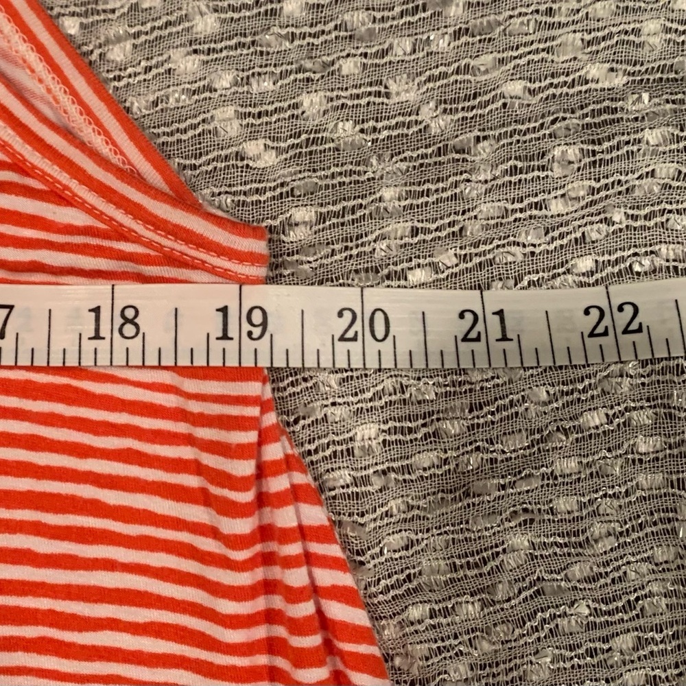 Philosophy Orange and White Striped Midi Dress NWT - XL - Picture 6 of 7